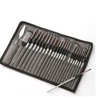 Без бренда «Коробка 50 шт.: Набор кистей для рисования в чехле, премиум набор (23 нейлоновых кисти, 1 мастихин)» в Вологде в интернет-магазине Без бренда «Коробка 50 шт.: Набор кистей для рисования в чехле, премиум набор (23 нейлоновых кисти, 1 мастихин)» в Вологде