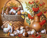 Без бренда «Корзина с грибами и рябиной» в Вологде