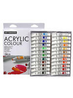 Без бренда «Коробка 24 шт.: Акриловые краски «Две картинки» 24 шт. по 12 мл, проф. пигмент» в Вологде