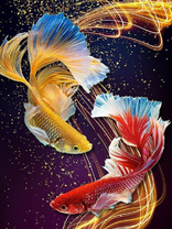 Без бренда «Желтая и красная рыбки (20шт)» в Вологде