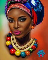 Без бренда «Портрет яркой женщины» в Вологде в интернет-магазине  Без бренда «Портрет яркой женщины» в Вологде