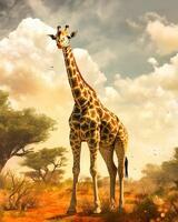 Без бренда «Красивый жираф в солнечный день» в Вологде