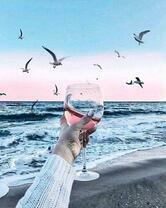 Без бренда «Бокал вина и рассветное море» в Вологде в интернет-магазине  Без бренда «Бокал вина и рассветное море» в Вологде