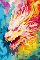 Без бренда «Разноцветный огненный дракон» в Вологде в интернет-магазине  Без бренда «Разноцветный огненный дракон» в Вологде