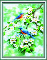 Без бренда «Две птички на цветущей яблоне» в Вологде