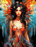 Без бренда «Девушка в ярком костюме в стиле фэнтези» в Вологде в интернет-магазине Без бренда «Девушка в ярком костюме в стиле фэнтези» в Вологде