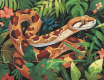 Без бренда «Маисовый полоз в зеленой листве» в Вологде